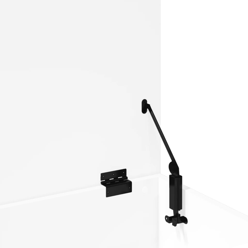 Contenitore Portaoggetti Bianco 100x42x46 cm Legno Multistrato - homemem39