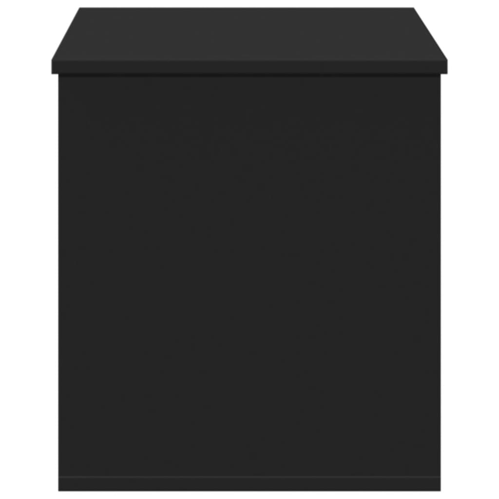 Contenitore Portaoggetti Nero 100x42x46 cm Legno Multistrato - homemem39