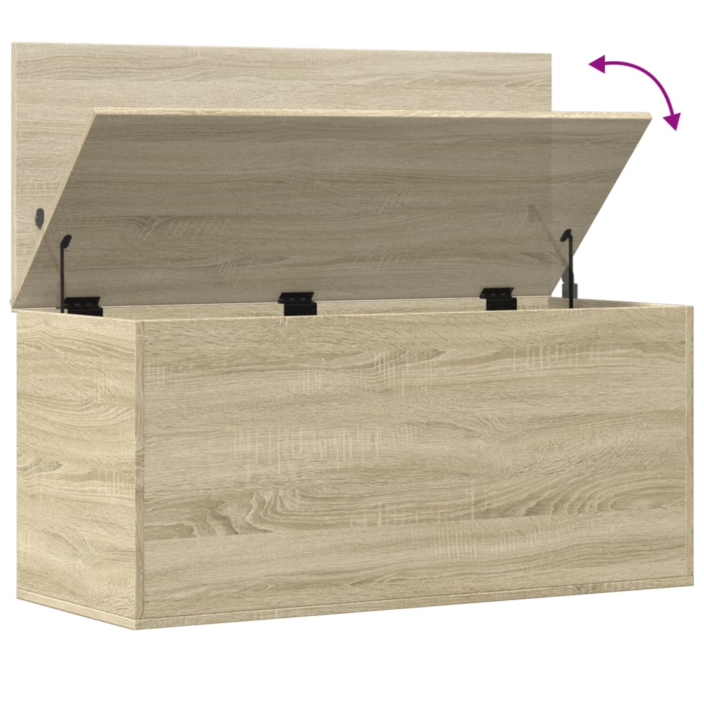 Contenitore Rovere Sonoma 100x42x46 cm Legno Multistrato - homemem39