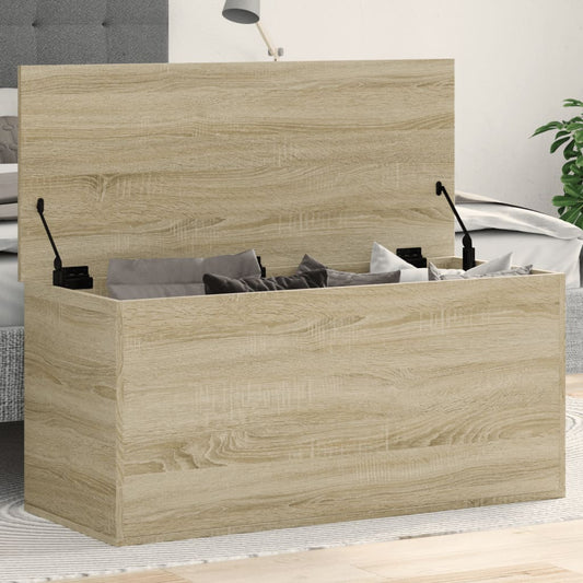Contenitore Rovere Sonoma 100x42x46 cm Legno Multistrato - homemem39