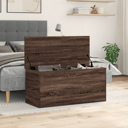 Contenitore Rovere Marrone 100x42x46 cm Legno Multistrato - homemem39