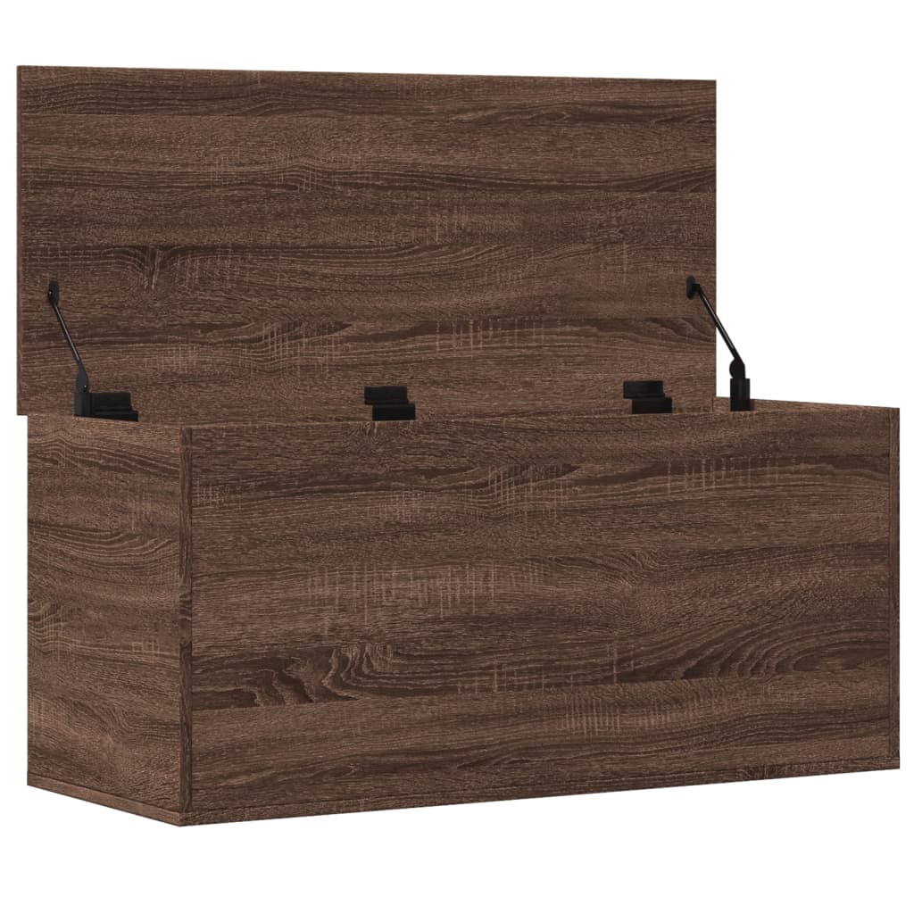 Contenitore Rovere Marrone 100x42x46 cm Legno Multistrato - homemem39