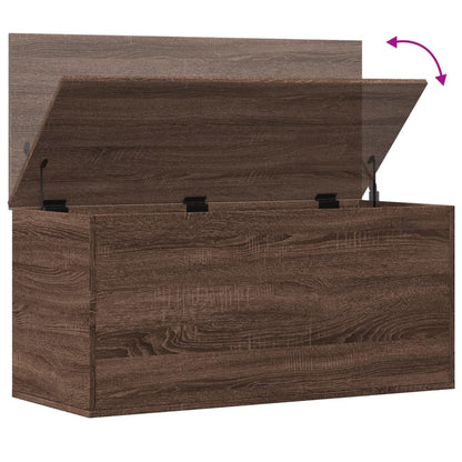 Contenitore Rovere Marrone 100x42x46 cm Legno Multistrato - homemem39