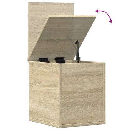 Contenitore Portaoggetti Rovere Sonoma 30x35x35cm in Truciolato | homemem39