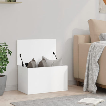 Contenitore Portaoggetti Bianco 60x35x35 cm in Truciolato | homemem39