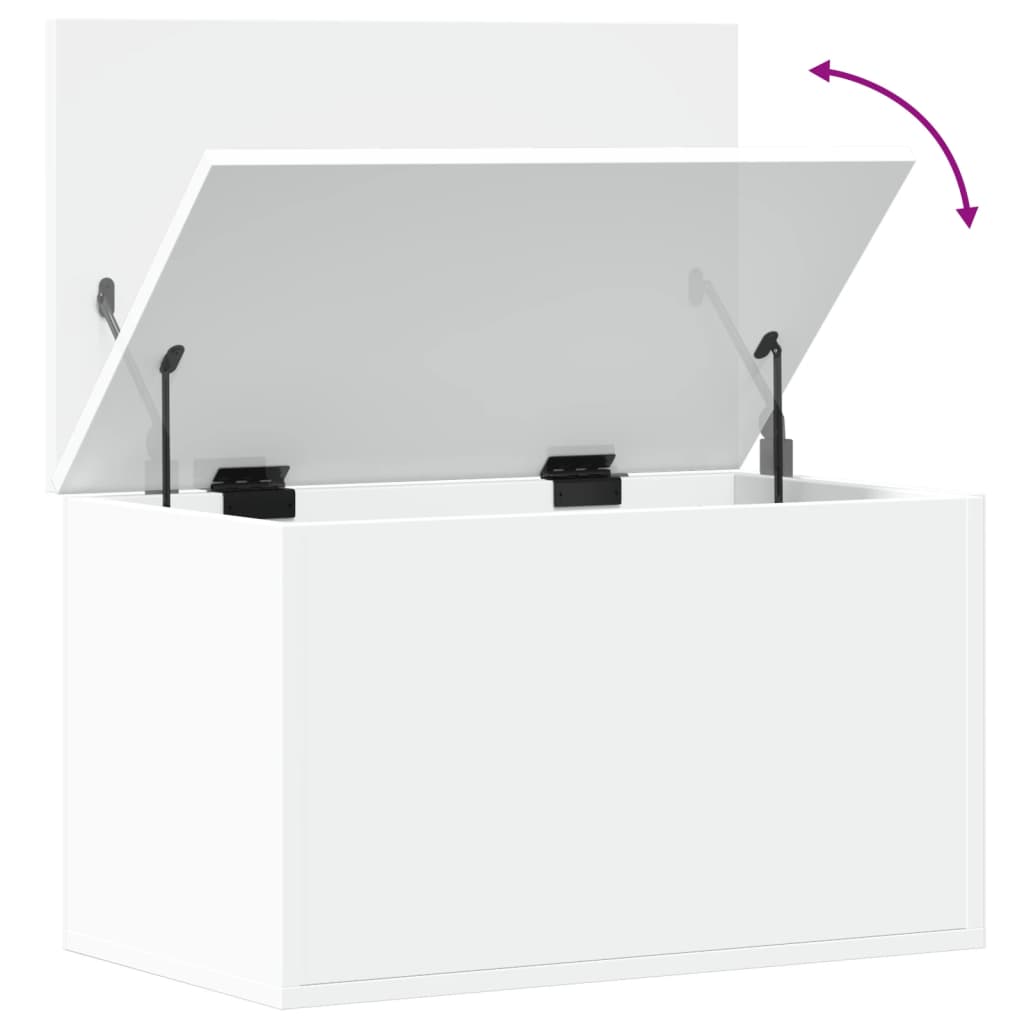 Contenitore Portaoggetti Bianco 60x35x35 cm in Truciolato | homemem39