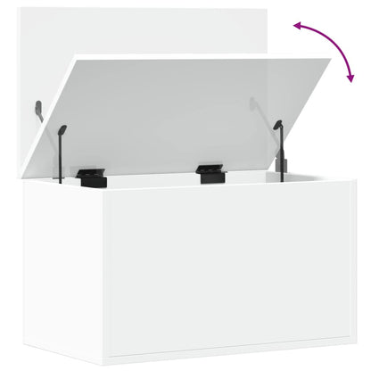 Contenitore Portaoggetti Bianco 60x35x35 cm in Truciolato | homemem39