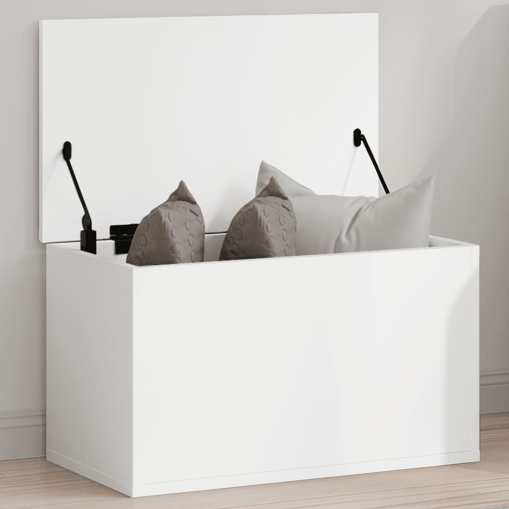 Contenitore Portaoggetti Bianco 60x35x35 cm in Truciolato | homemem39