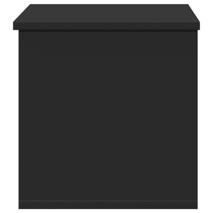 Contenitore Portaoggetti Nero 60x35x35 cm in Truciolato - homemem39