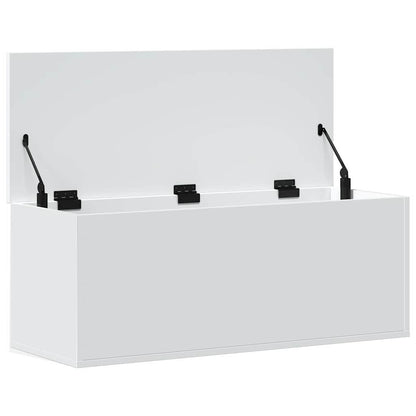 Contenitore Portaoggetti Bianco 90x35x35 cm in Truciolato | homemem39