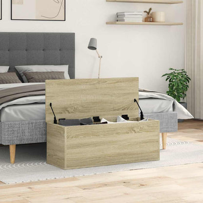 Contenitore Portaoggetti Rovere Sonoma 90x35x35cm in Truciolato | homemem39