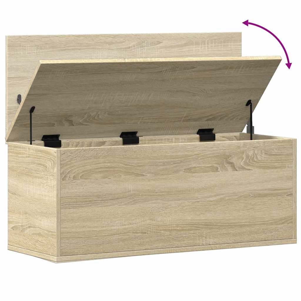 Contenitore Portaoggetti Rovere Sonoma 90x35x35cm in Truciolato | homemem39