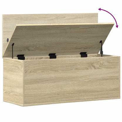 Contenitore Portaoggetti Rovere Sonoma 90x35x35cm in Truciolato | homemem39