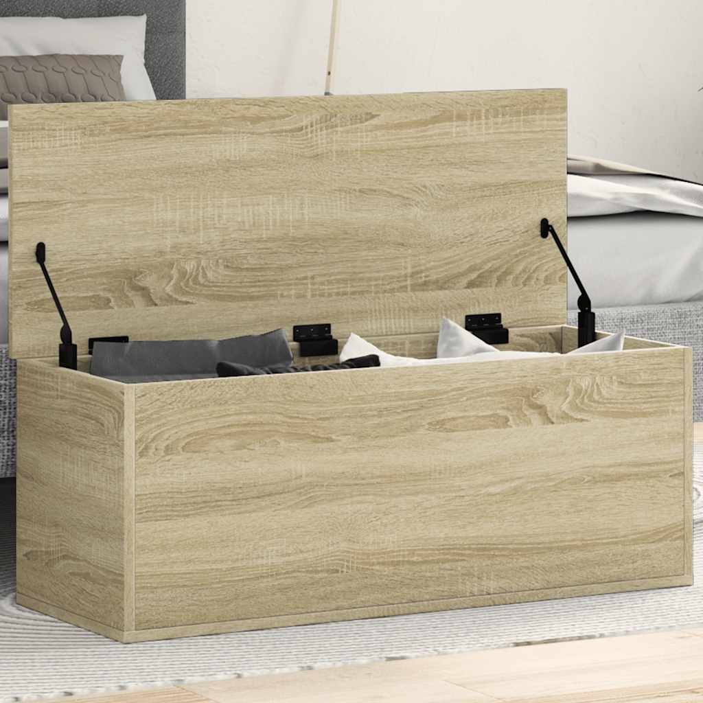 Contenitore Portaoggetti Rovere Sonoma 90x35x35cm in Truciolato | homemem39
