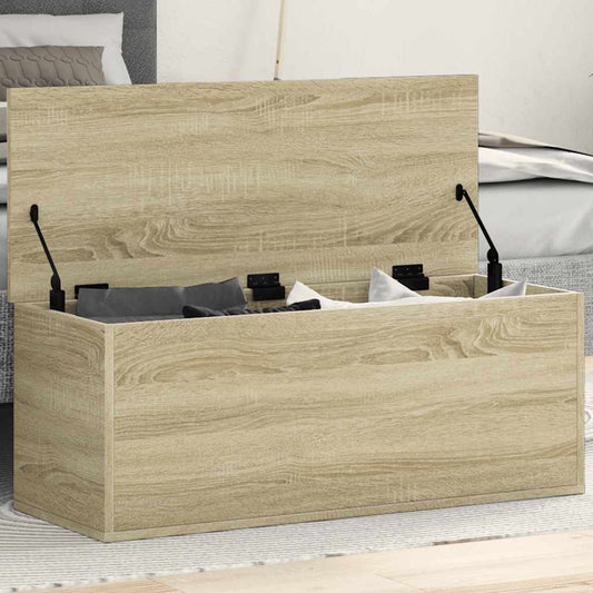 Contenitore Portaoggetti Rovere Sonoma 90x35x35cm in Truciolato | homemem39