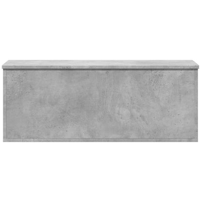 Contenitore Portaoggetti Grigio Cemento 90x35x35cm Truciolato