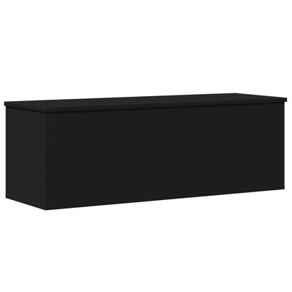 Contenitore Portaoggetti Nero 102x35x35 cm in Truciolato - homemem39