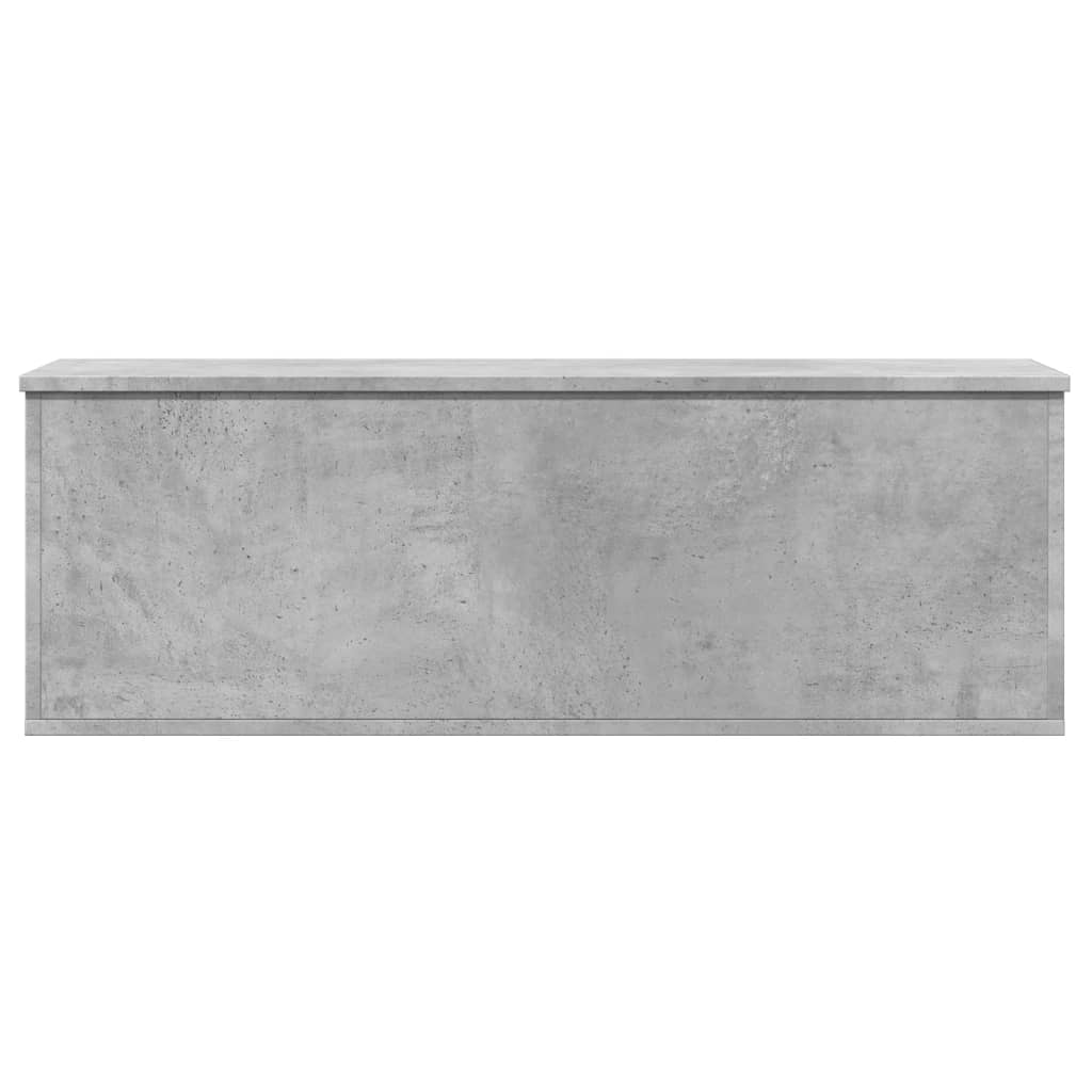 Contenitore Portaoggetti Grigio Cemento 102x35x35cm Truciolato - homemem39