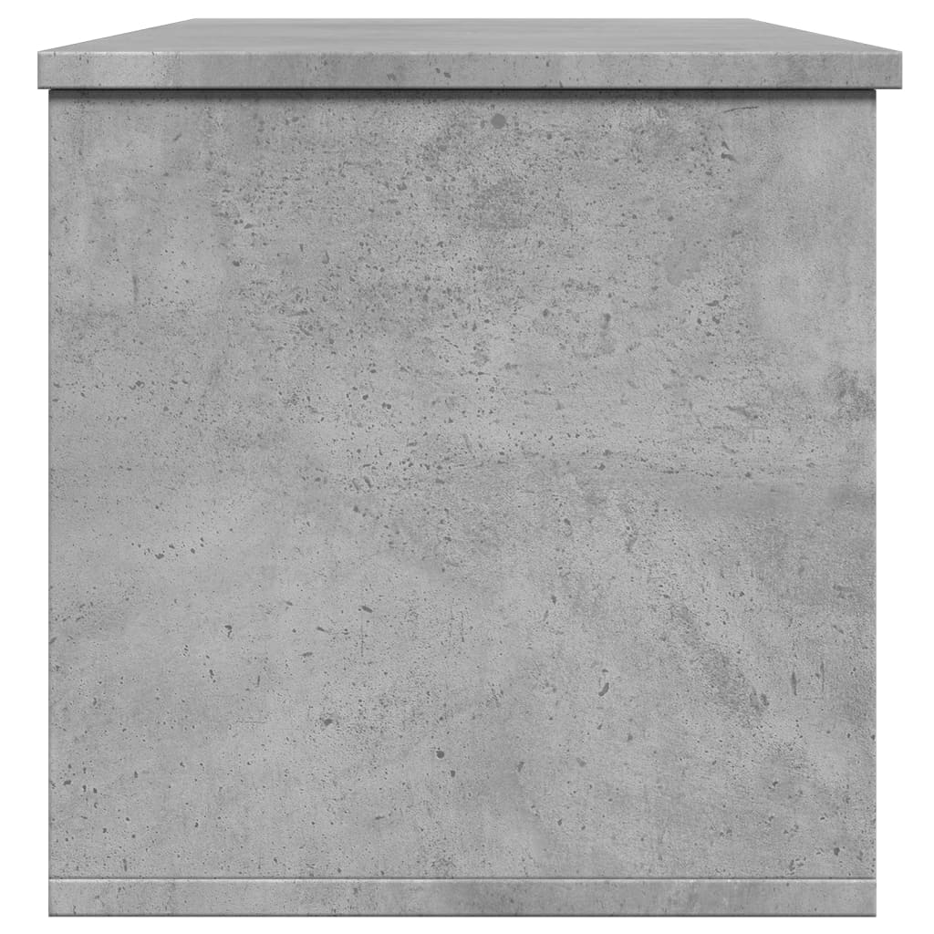 Contenitore Portaoggetti Grigio Cemento 102x35x35cm Truciolato - homemem39