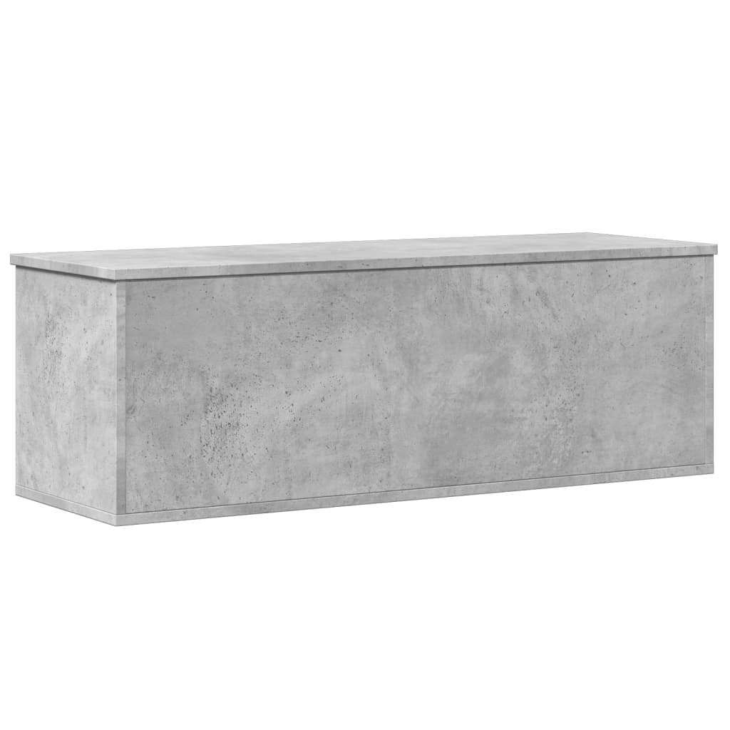 Contenitore Portaoggetti Grigio Cemento 102x35x35cm Truciolato - homemem39