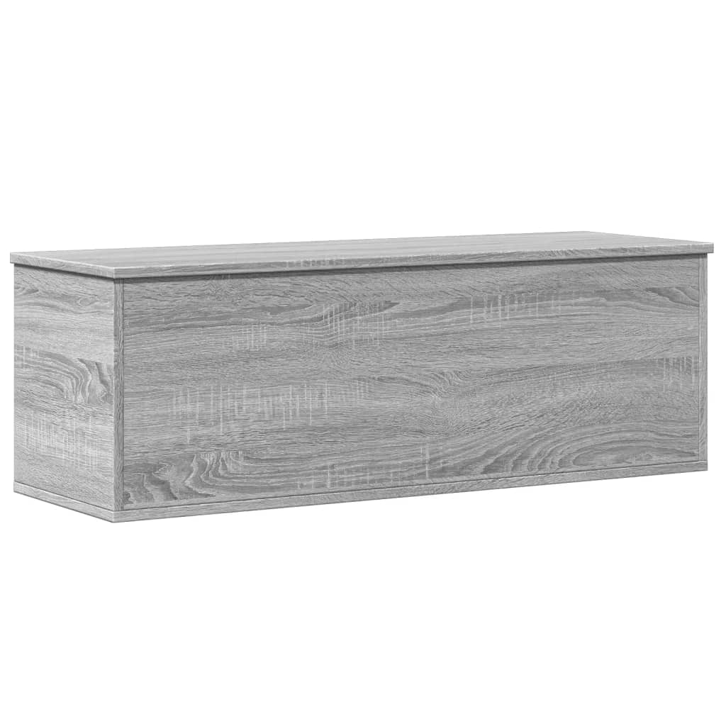 Contenitore Portaoggetti Grigio Sonoma 102x35x35 cm Truciolato - homemem39