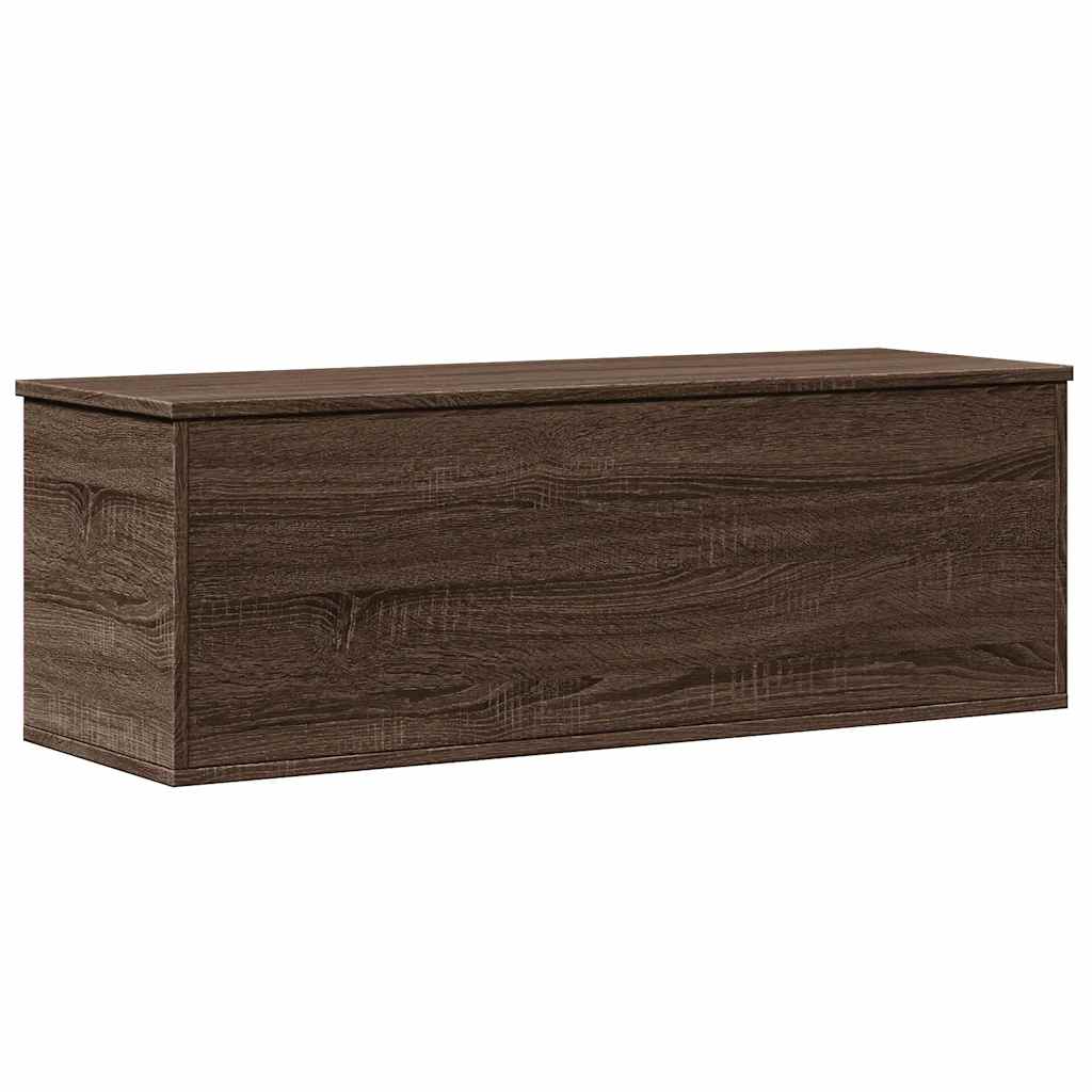 Contenitore Portaoggetti Rovere Marrone 102x35x35 cm Truciolato - homemem39