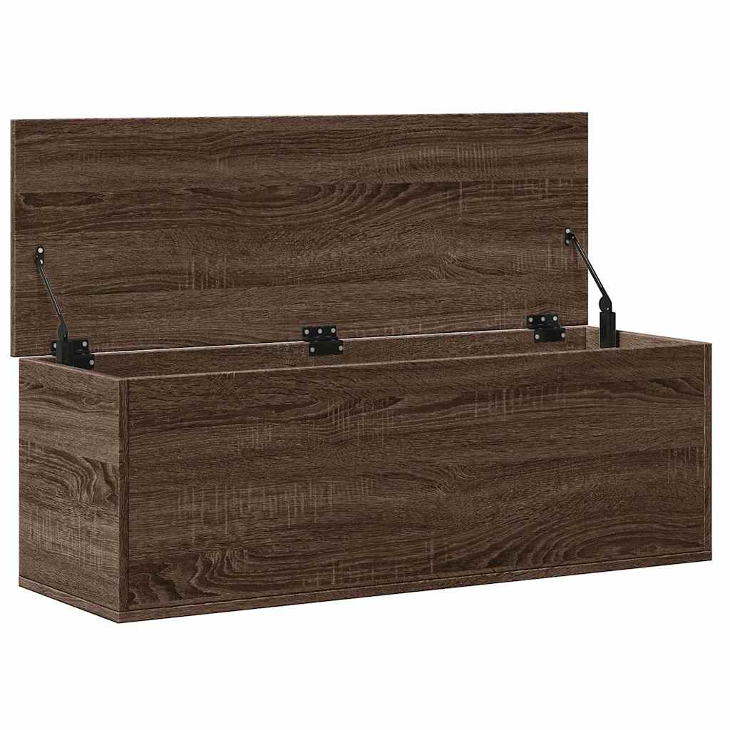 Contenitore Portaoggetti Rovere Marrone 102x35x35 cm Truciolato - homemem39