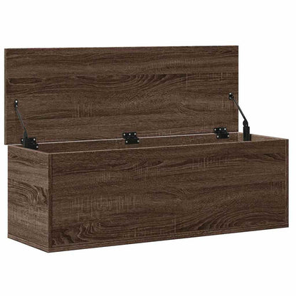 Contenitore Portaoggetti Rovere Marrone 102x35x35 cm Truciolato - homemem39