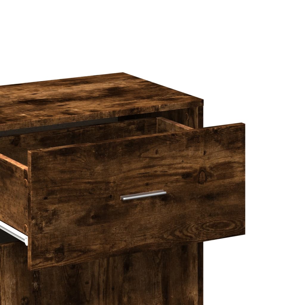 Armadietto Rovere Fumo 56,5x39x90 cm in Legno Multistrato - homemem39