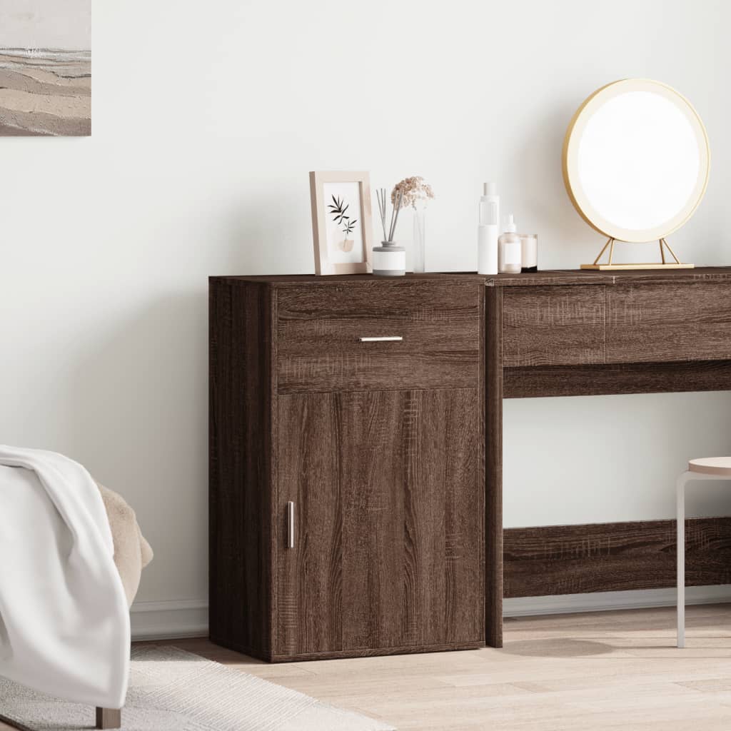 Armadietto Rovere Marrone 56,5x39x90 cm in Legno Multistrato | homemem39