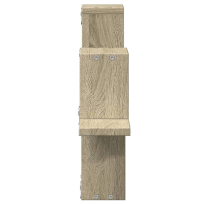 Scaffale a Parete Rovere Sonoma 104,5x10x43cm Legno Multistrato