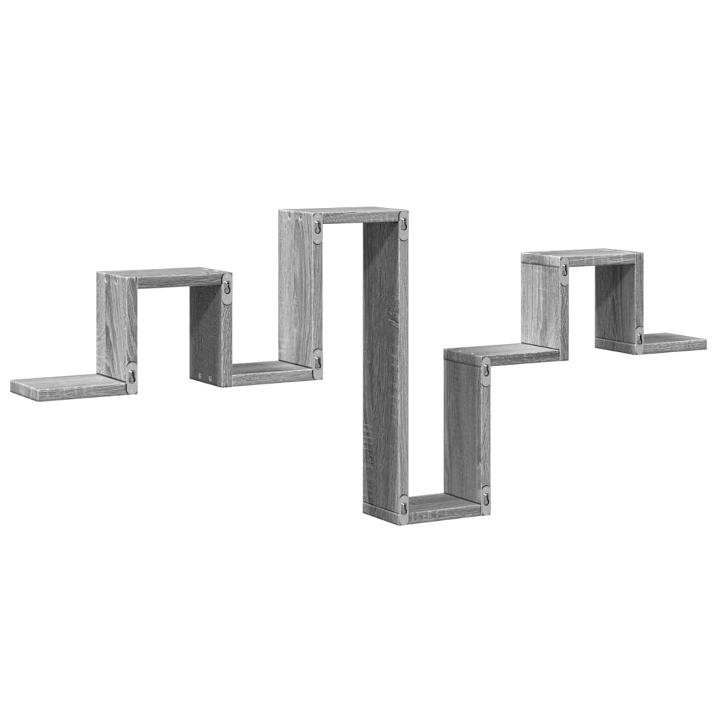 Mensola a Muro Grigio Sonoma 104,5x10x43 cm Legno Multistrato | homemem39