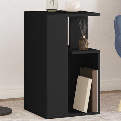 Tavolino Nero 35x35x60 cm in Legno Multistrato | homemem39