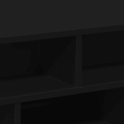 Tavolino da Salotto Nero 70x70x29 cm in Legno Multistrato