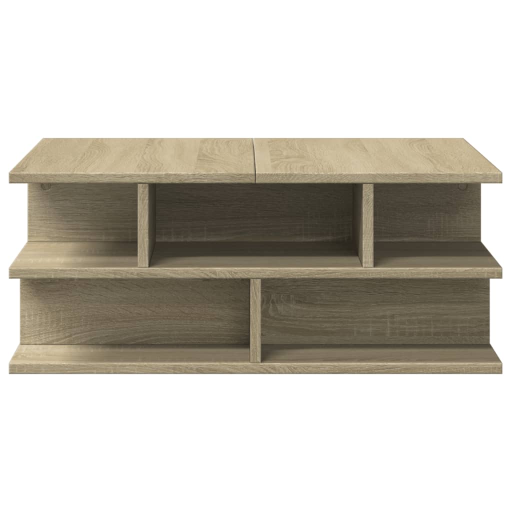 Tavolino da Salotto Rovere Sonoma 70x70x29 cm Legno Multistrato | homemem39