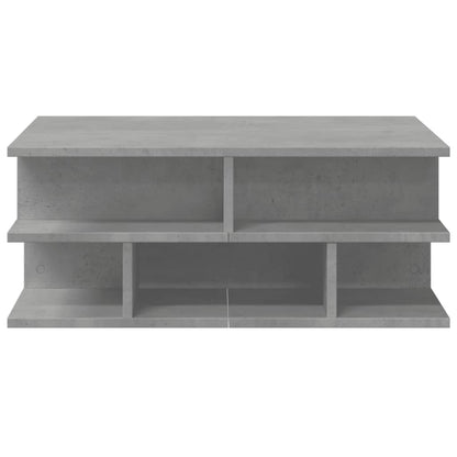 Tavolino da Salotto Grigio Cemento 70x70x29cm Legno Multistrato | homemem39