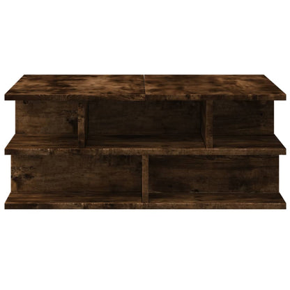 Tavolino da Salotto Rovere Fumo 70x70x29 cm Legno Multistrato | homemem39