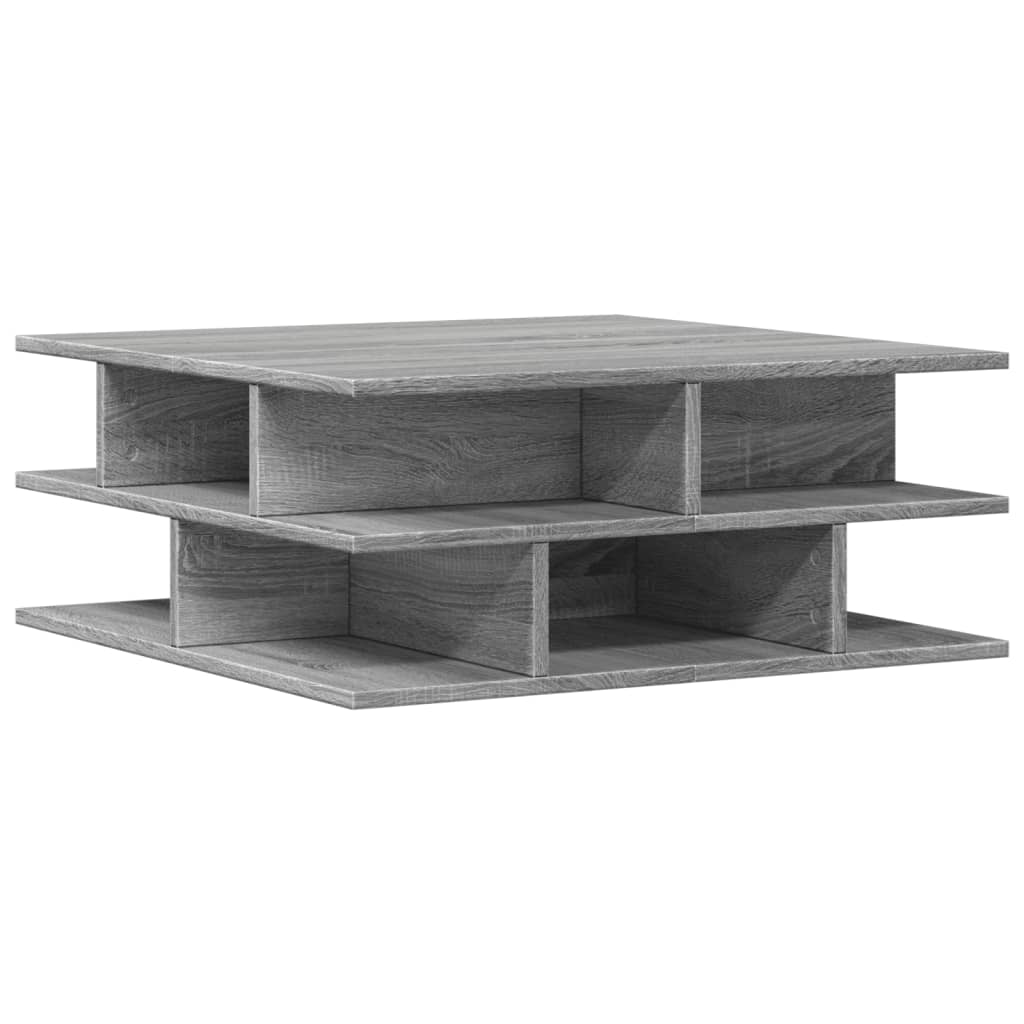 Tavolino da Salotto Grigio Sonoma 70x70x29 cm Legno Multistrato | homemem39