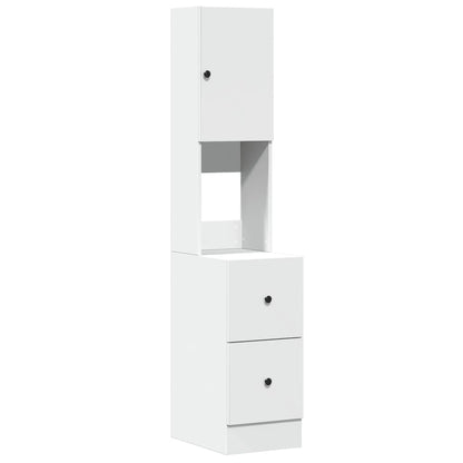 Mobile da Cucina Bianco 35x50x180 cm in Truciolato - homemem39