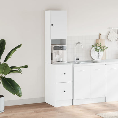 Mobile da Cucina Bianco 35x50x180 cm in Truciolato - homemem39