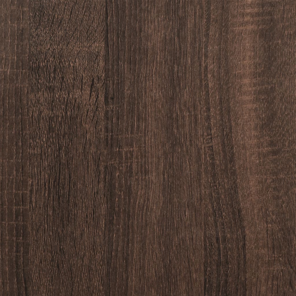 Schedario Rovere Marrone 60x32x77,5 cm in Legno Multistrato