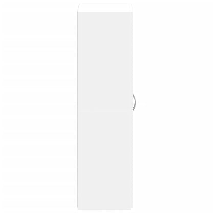 Schedario Bianco 60x32x115 cm in Legno Multistrato