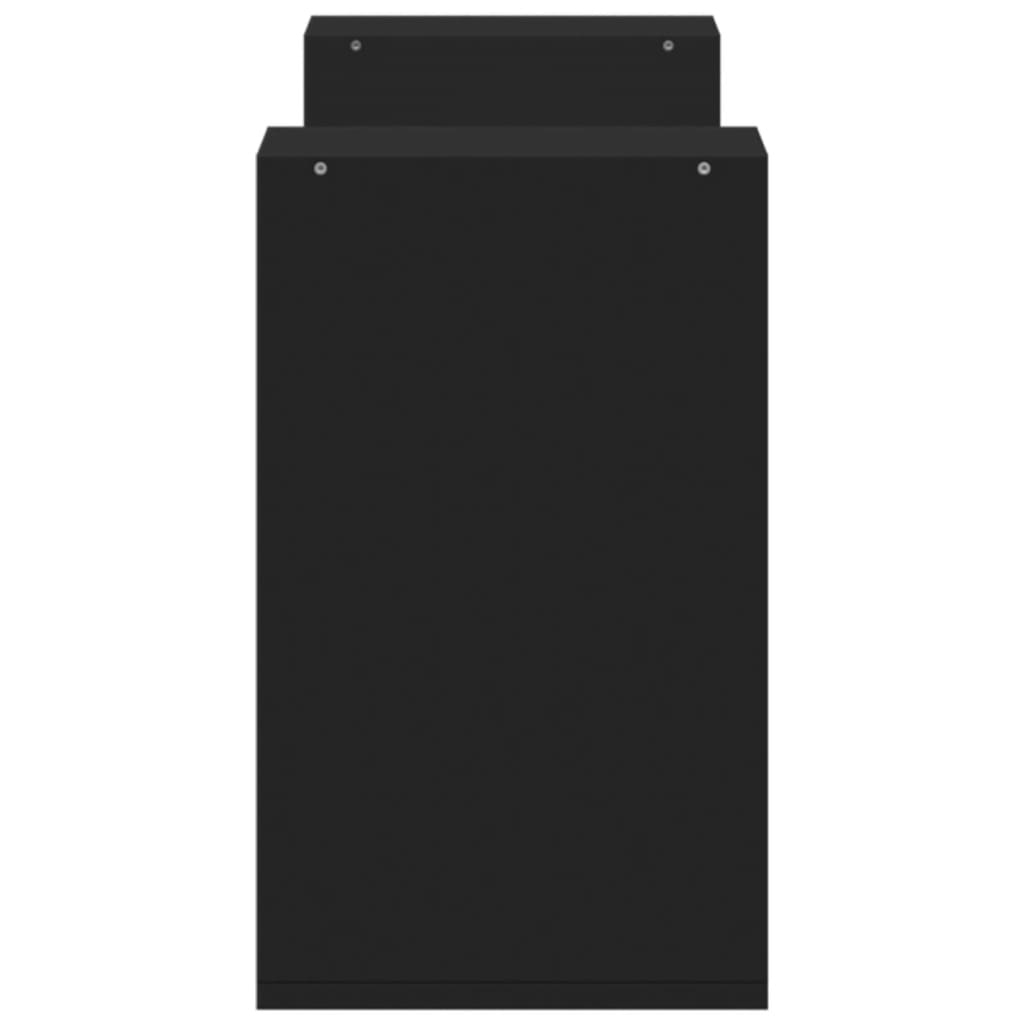 Mobili Porta TV 2 pz Neri 75x30x50 cm in Legno Multistrato - homemem39