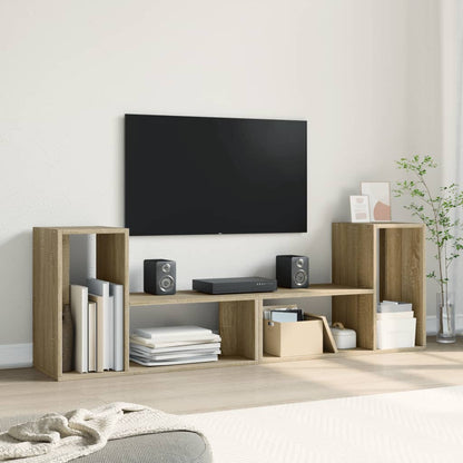 Mobili TV 2 pz Rovere Sonoma 75x30x50 cm in Legno Multistrato - homemem39