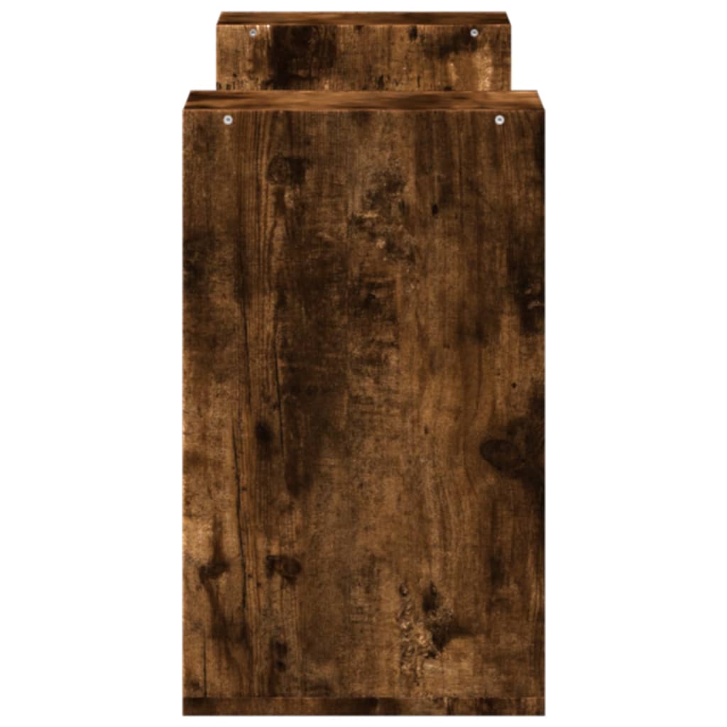 Mobili TV 2 pz Rovere Fumo 75x30x50 cm in Legno Multistrato - homemem39