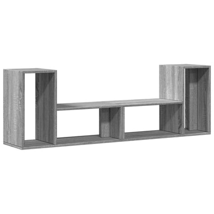 Mobili TV 2 pz Grigio Sonoma 75x30x50 cm in Legno Multistrato - homemem39