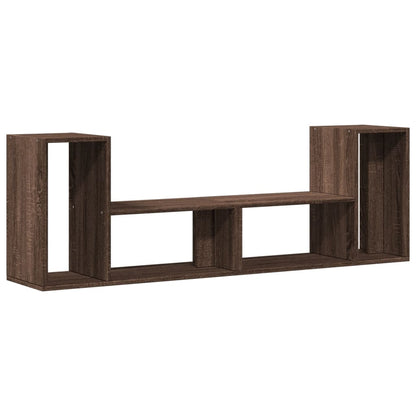 Mobili TV 2 pz Rovere Marrone 75x30x50 cm in Legno Multistrato - homemem39