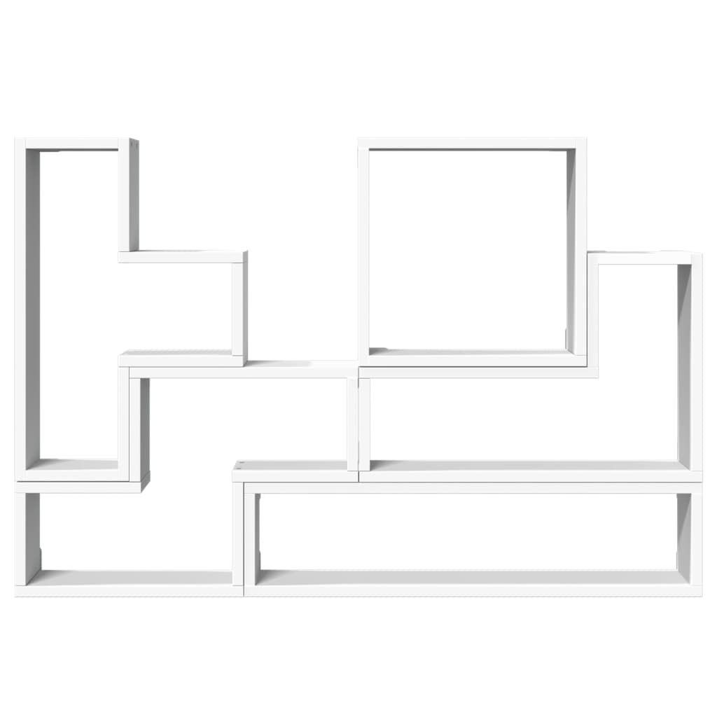 Scaffale a Parete Bianco 90x12x64 cm in Legno Multistrato | homemem39