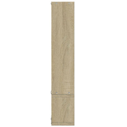 Scaffale a Parete Rovere Sonoma 96x12x64cm in Legno Multistrato | homemem39