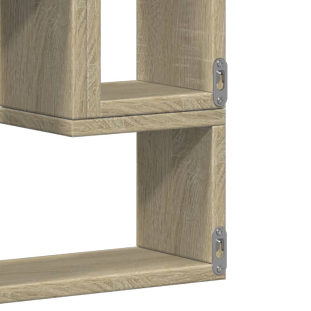 Scaffale a Parete Rovere Sonoma 96x12x64cm in Legno Multistrato | homemem39